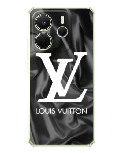Чехол для Xiaomi Redmi Note 14 4G (Global) с картинкой «Шелковый Louis Vuitton»
