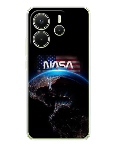 Чохол для Xiaomi Redmi Note 14 4G (Global) з картинкою «Земля з космосу NASA» Чохол для Xiaomi Redmi Note 14 4G (Global) з картинкою «Земля з космосу NASA»