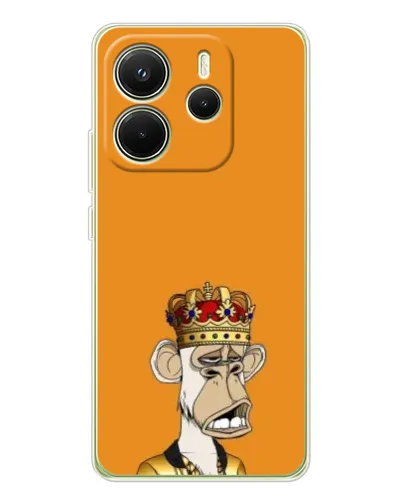 Чехол для Xiaomi Redmi Note 14 4G (Global) с картинкой «Золотая обезьяна Bored Ape» Чехол для Xiaomi Redmi Note 14 4G (Global) с картинкой «Золотая обезьяна Bored Ape»