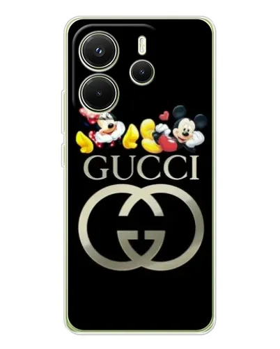 Чохол для Xiaomi Redmi Note 14 4G (Global) з картинкою «Gucci — герої Disney» Чохол для Xiaomi Redmi Note 14 4G (Global) з картинкою «Gucci — герої Disney»