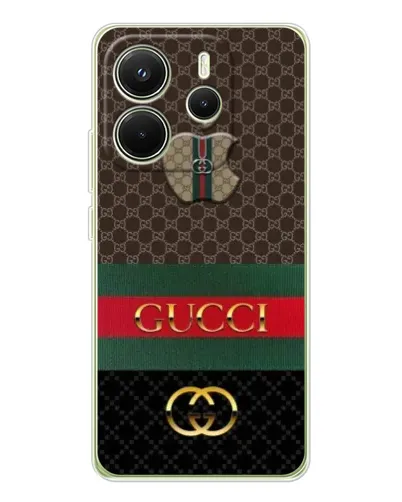 Чохол для Xiaomi Redmi Note 14 4G (Global) з картинкою «Gucci — брендований десерт» Чохол для Xiaomi Redmi Note 14 4G (Global) з картинкою «Gucci — брендований десерт»