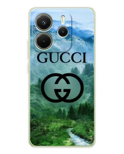 Чохол для Xiaomi Redmi Note 14 4G (Global) з картинкою «Gucci — гірський пейзаж» Чохол для Xiaomi Redmi Note 14 4G (Global) з картинкою «Gucci — гірський пейзаж»