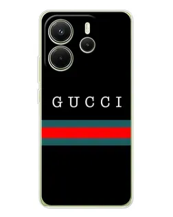 Чохол для Xiaomi Redmi Note 14 4G (Global) з картинкою «Gucci — червоний пояс»