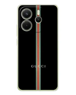 Чохол для Xiaomi Redmi Note 14 4G (Global) з картинкою «Gucci — строга лінія» Чохол для Xiaomi Redmi Note 14 4G (Global) з картинкою «Gucci — строга лінія»