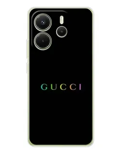 Чохол для Xiaomi Redmi Note 14 4G (Global) з картинкою «Gucci — неоновий мінімалізм» Чохол для Xiaomi Redmi Note 14 4G (Global) з картинкою «Gucci — неоновий мінімалізм»