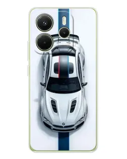 Чехол для Xiaomi Redmi Note 14 4G (Global) с картинкой «Вид сверху — BMW M» Чехол для Xiaomi Redmi Note 14 4G (Global) с картинкой «Вид сверху — BMW M»
