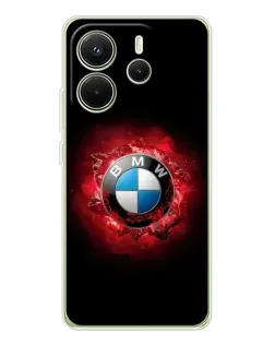 Чехол для Xiaomi Redmi Note 14 4G (Global) с картинкой «Логотип BMW — вспышка» Чехол для Xiaomi Redmi Note 14 4G (Global) с картинкой «Логотип BMW — вспышка»