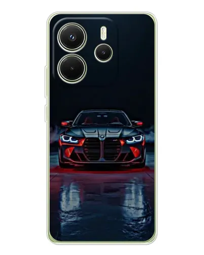 Чехол для Xiaomi Redmi Note 14 4G (Global) с картинкой «BMW на мокрой дороге» Чехол для Xiaomi Redmi Note 14 4G (Global) с картинкой «BMW на мокрой дороге»