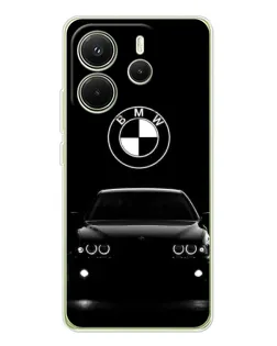 Чехол для Xiaomi Redmi Note 14 4G (Global) с картинкой «BMW — взгляд из темноты» Чехол для Xiaomi Redmi Note 14 4G (Global) с картинкой «BMW — взгляд из темноты»