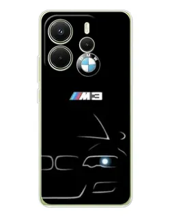 Чехол для Xiaomi Redmi Note 14 4G (Global) с картинкой «Минималистичный принт BMW M3» Чехол для Xiaomi Redmi Note 14 4G (Global) с картинкой «Минималистичный принт BMW M3»