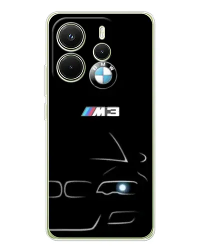 Чехол для Xiaomi Redmi Note 14 4G (Global) с картинкой «Минималистичный принт BMW M3» Чехол для Xiaomi Redmi Note 14 4G (Global) с картинкой «Минималистичный принт BMW M3»