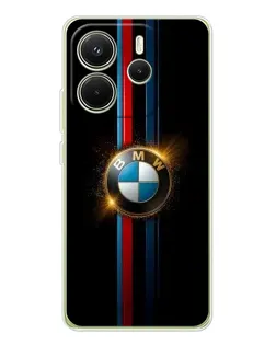 Чехол для Xiaomi Redmi Note 14 4G (Global) с картинкой «BMW M-Power неон» Чехол для Xiaomi Redmi Note 14 4G (Global) с картинкой «BMW M-Power неон»