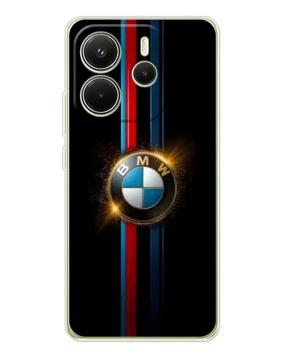Чехол для Xiaomi Redmi Note 14 4G (Global) с картинкой «BMW M-Power неон» Чехол для Xiaomi Redmi Note 14 4G (Global) с картинкой «BMW M-Power неон»