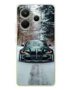 Чехол для Xiaomi Redmi Note 14 4G (Global) с картинкой «BMW в зимнем лесу» Чехол для Xiaomi Redmi Note 14 4G (Global) с картинкой «BMW в зимнем лесу»