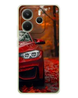 Чехол для Xiaomi Redmi Note 14 4G (Global) с картинкой «Осенняя BMW M4» Чехол для Xiaomi Redmi Note 14 4G (Global) с картинкой «Осенняя BMW M4»