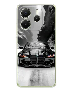 Чехол для Xiaomi Redmi Note 14 4G (Global) с картинкой «BMW — акварельный дрифт» Чехол для Xiaomi Redmi Note 14 4G (Global) с картинкой «BMW — акварельный дрифт»