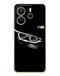 Чехол для Xiaomi Redmi Note 14 4G (Global) с картинкой «BMW — взгляд тигра» Чехол для Xiaomi Redmi Note 14 4G (Global) с картинкой «BMW — взгляд тигра»