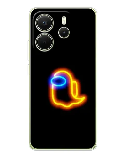 Чехол для Xiaomi Redmi Note 14 4G (Global) с картинкой «Among Us неоновое сияние» Чехол для Xiaomi Redmi Note 14 4G (Global) с картинкой «Among Us неоновое сияние»