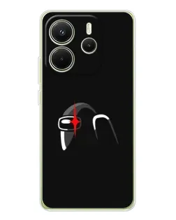 Чехол для Xiaomi Redmi Note 14 4G (Global) с картинкой «Among Us шлем»