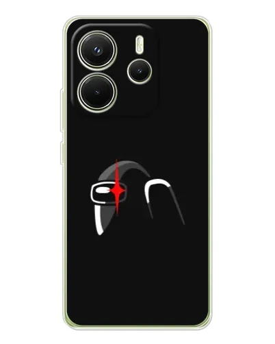 Чехол для Xiaomi Redmi Note 14 4G (Global) с картинкой «Among Us шлем» Чехол для Xiaomi Redmi Note 14 4G (Global) с картинкой «Among Us шлем»