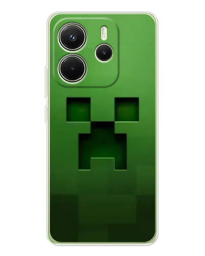 Чехол для Xiaomi Redmi Note 14 4G (Global) с картинкой «Крипер микро-дизайн» Чехол для Xiaomi Redmi Note 14 4G (Global) с картинкой «Крипер микро-дизайн»