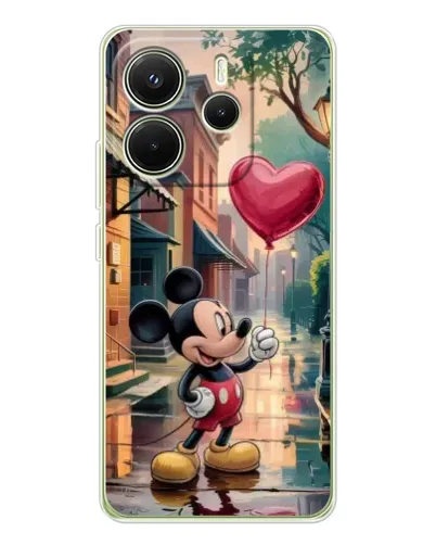 Чохол для Xiaomi Redmi Note 14 4G (Global) з картинкою «Міккі та кулька-серце» Чохол для Xiaomi Redmi Note 14 4G (Global) з картинкою «Міккі та кулька-серце»
