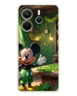 Чохол для Xiaomi Redmi Note 14 4G (Global) з картинкою «Міккі в майстерні»