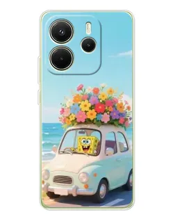 Чехол для Xiaomi Redmi Note 14 4G (Global) с картинкой «Автомобильное путешествие»