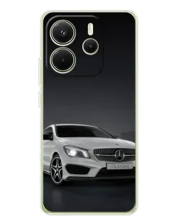 Чехол для Xiaomi Redmi Note 14 4G (Global) с картинкой «Mercedes AMG GT Silver» Чехол для Xiaomi Redmi Note 14 4G (Global) с картинкой «Mercedes AMG GT Silver»