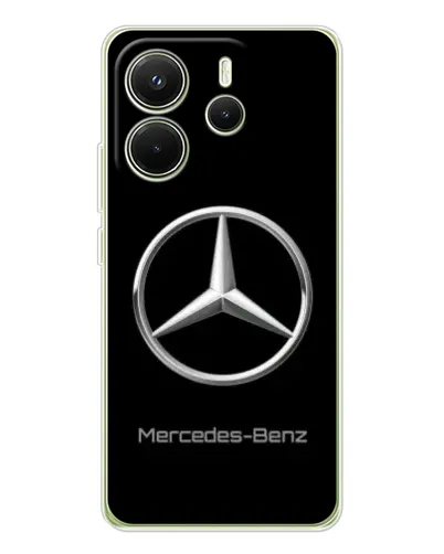 Чехол для Xiaomi Redmi Note 14 4G (Global) с картинкой «Mercedes Silver Logo» Чехол для Xiaomi Redmi Note 14 4G (Global) с картинкой «Mercedes Silver Logo»