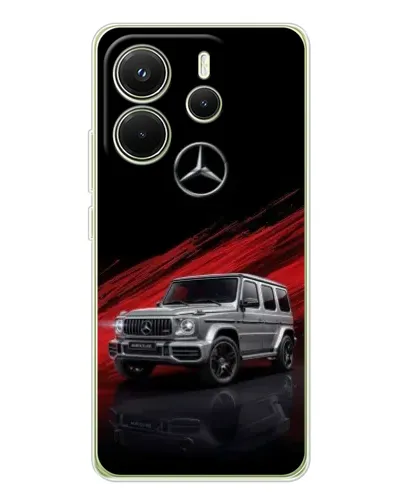 Чехол для Xiaomi Redmi Note 14 4G (Global) с картинкой «Mercedes G-Class красный» Чехол для Xiaomi Redmi Note 14 4G (Global) с картинкой «Mercedes G-Class красный»