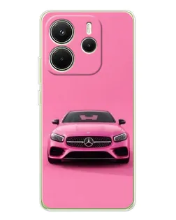 Чехол для Xiaomi Redmi Note 14 4G (Global) с картинкой «Розовый Mercedes AMG» Чехол для Xiaomi Redmi Note 14 4G (Global) с картинкой «Розовый Mercedes AMG»