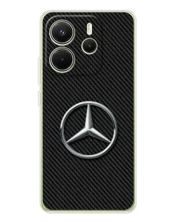 Чехол для Xiaomi Redmi Note 14 4G (Global) с картинкой «Карбоновый Mercedes стиль» Чехол для Xiaomi Redmi Note 14 4G (Global) с картинкой «Карбоновый Mercedes стиль»