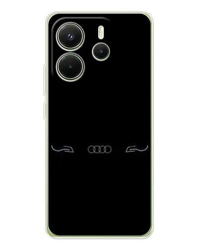 Чехол для Xiaomi Redmi Note 14 4G (Global) с картинкой «Audi — световой подпись» Чехол для Xiaomi Redmi Note 14 4G (Global) с картинкой «Audi — световой подпись»