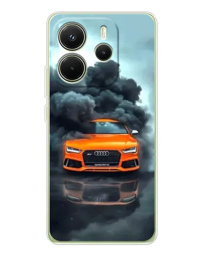 Чехол для Xiaomi Redmi Note 14 4G (Global) с картинкой «Audi в облаках дыма» Чехол для Xiaomi Redmi Note 14 4G (Global) с картинкой «Audi в облаках дыма»
