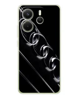 Чехол для Xiaomi Redmi Note 14 4G (Global) с картинкой «Audi — абстрактные кольца» Чехол для Xiaomi Redmi Note 14 4G (Global) с картинкой «Audi — абстрактные кольца»