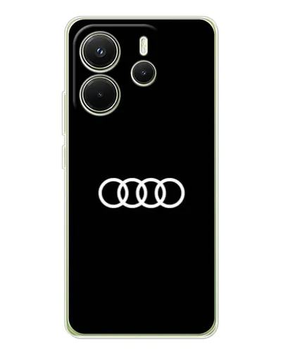 Чехол для Xiaomi Redmi Note 14 4G (Global) с картинкой «Audi White Logo» Чехол для Xiaomi Redmi Note 14 4G (Global) с картинкой «Audi White Logo»