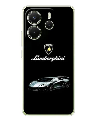 Чохол для Xiaomi Redmi Note 14 4G (Global) з картинкою «Логотип Lamborghini класика» Чохол для Xiaomi Redmi Note 14 4G (Global) з картинкою «Логотип Lamborghini класика»