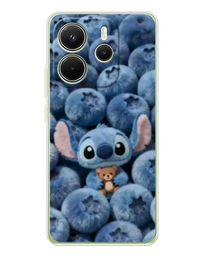 Чехол для Xiaomi Redmi Note 14 4G (Global) с картинкой «Стич и голубика» Чехол для Xiaomi Redmi Note 14 4G (Global) с картинкой «Стич и голубика»