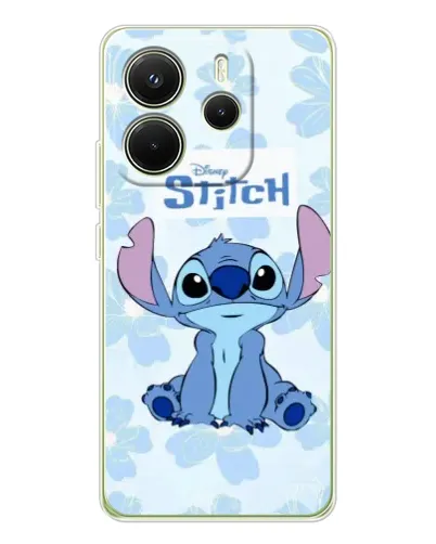 Чехол для Xiaomi Redmi Note 14 4G (Global) с картинкой «Stitch среди цветов» Чехол для Xiaomi Redmi Note 14 4G (Global) с картинкой «Stitch среди цветов»