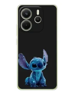 Чехол для Xiaomi Redmi Note 14 4G (Global) с картинкой «Стич на черном» Чехол для Xiaomi Redmi Note 14 4G (Global) с картинкой «Стич на черном»