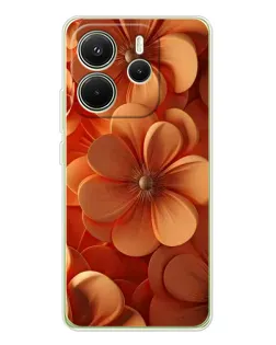 Чехол для Xiaomi Redmi Note 14 4G (Global) с картинкой «Оранжевый макро цветок» Чехол для Xiaomi Redmi Note 14 4G (Global) с картинкой «Оранжевый макро цветок»
