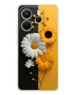 Чехол для Xiaomi Redmi Note 14 4G (Global) с картинкой «Подсолнух и ромашка» Чехол для Xiaomi Redmi Note 14 4G (Global) с картинкой «Подсолнух и ромашка»