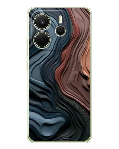 Чохол для Xiaomi Redmi Note 14 4G (Global) з картинкою «Кольорові хвилі каньйону» Чохол для Xiaomi Redmi Note 14 4G (Global) з картинкою «Кольорові хвилі каньйону»