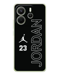 Чехол для Xiaomi Redmi Note 14 4G (EU) с картинкой «Jordan Vertical»