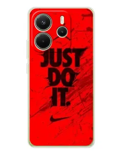 Чехол для Xiaomi Redmi Note 14 4G (EU) с картинкой «Nike Just Do It»