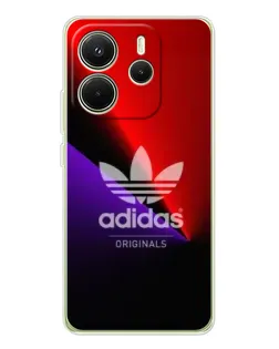 Чехол для Xiaomi Redmi Note 14 4G (EU) с картинкой «Adidas Red Neon» Чехол для Xiaomi Redmi Note 14 4G (EU) с картинкой «Adidas Red Neon»
