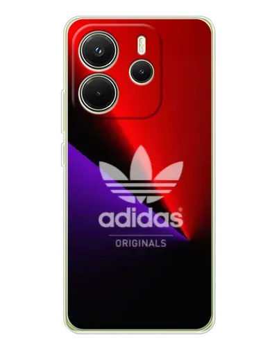 Чехол для Xiaomi Redmi Note 14 4G (EU) с картинкой «Adidas Red Neon» Чехол для Xiaomi Redmi Note 14 4G (EU) с картинкой «Adidas Red Neon»