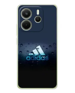 Чехол для Xiaomi Redmi Note 14 4G (EU) с картинкой «Adidas Water Drops»