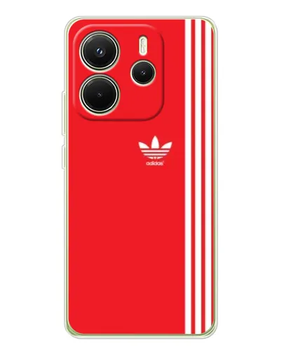 Чехол для Xiaomi Redmi Note 14 4G (EU) с картинкой «Красный минимализм Adidas» Чехол для Xiaomi Redmi Note 14 4G (EU) с картинкой «Красный минимализм Adidas»